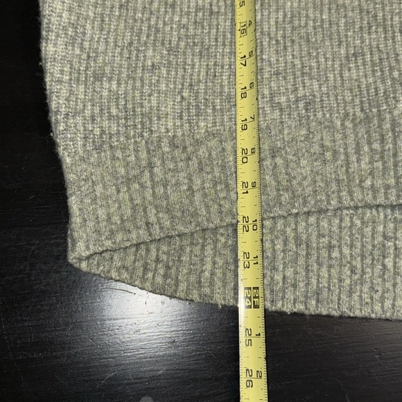 Ted Baker Light Green/grey Turtleneck Sweater wool blend - Picture 8 of 10